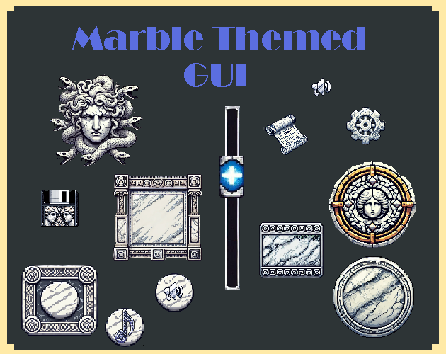 Marble Pixel Art GUI (now with demo!)