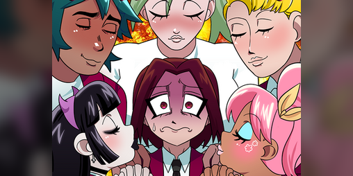 Cover image for An Evil Wizard Cursed Me and if I Kiss Anyone Other than My One True Love My Dick Will Explode