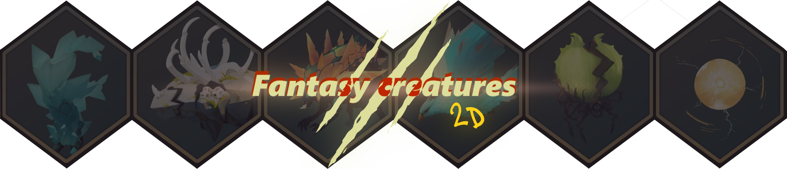 Fantasy Creatures 2D set-01