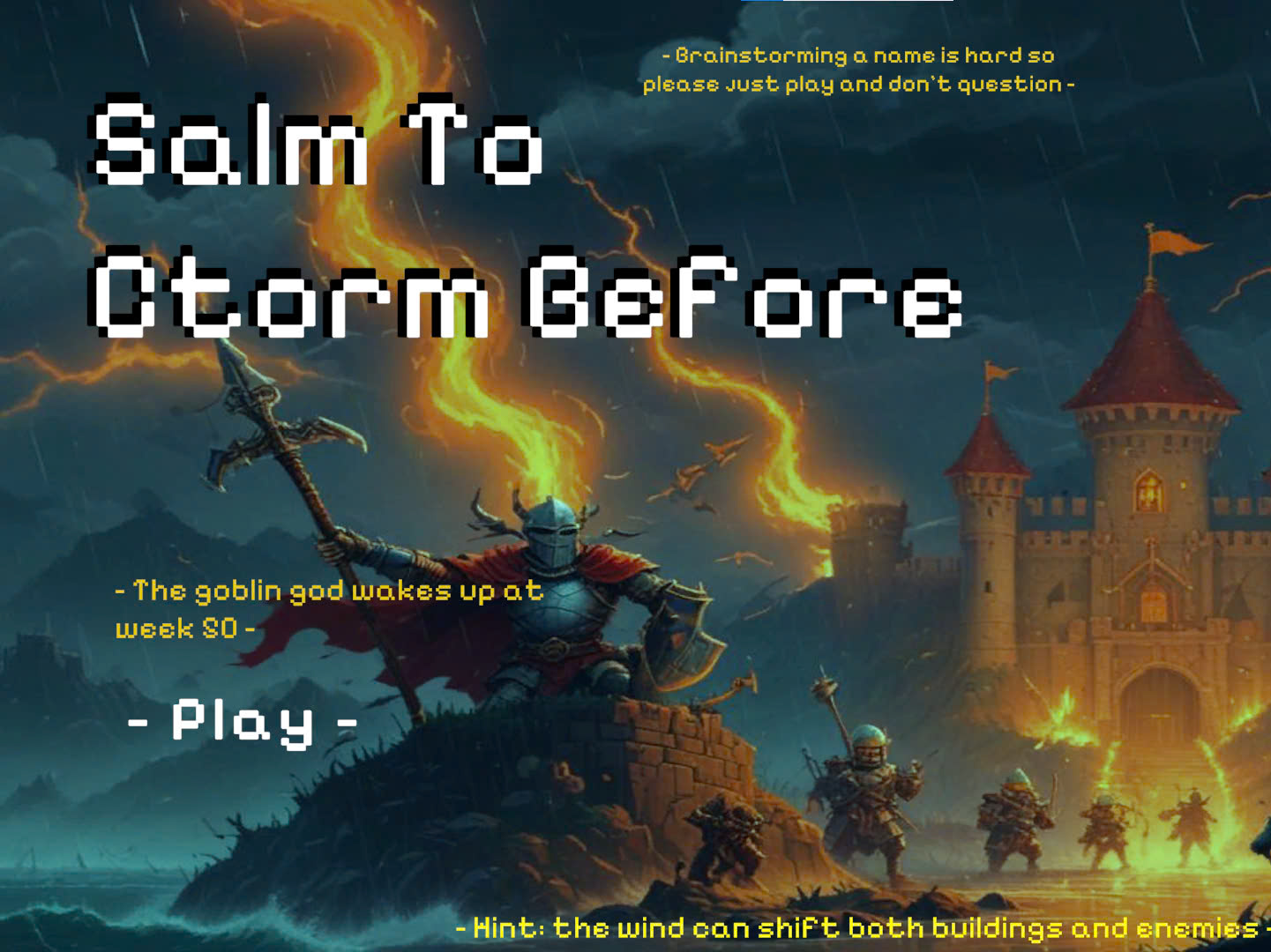 Cover image for Salm To Ctorm Before