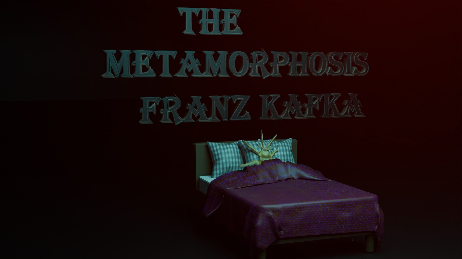 The Metamorphosis (cute roach) 12k Render