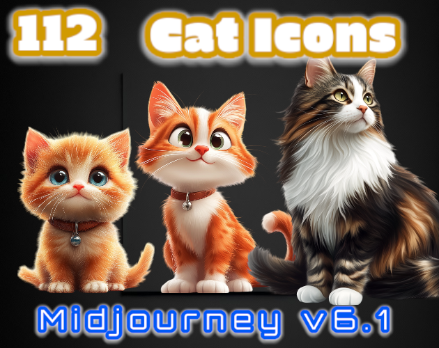 112 Cat Icons| MJv6.1