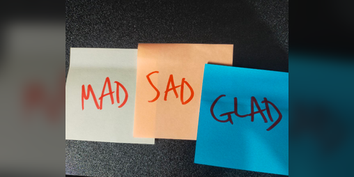 Cover image for Mad, Sad, Glad