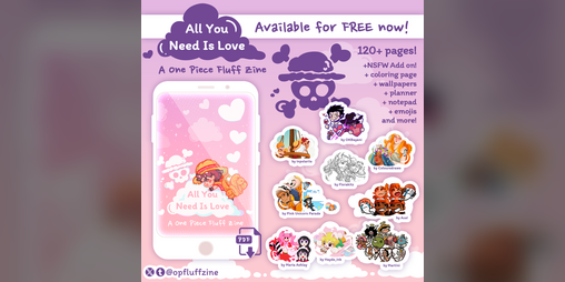Cover image for All You Need Is Love: A One Piece Fluff Zine
