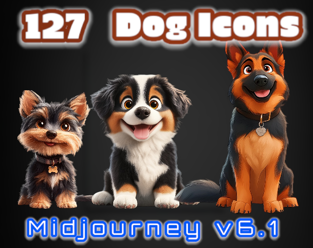 127 Dog Icons| MJv6.1