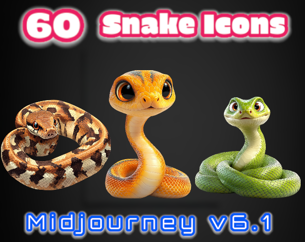 60 Snake Icons | MJv6.1