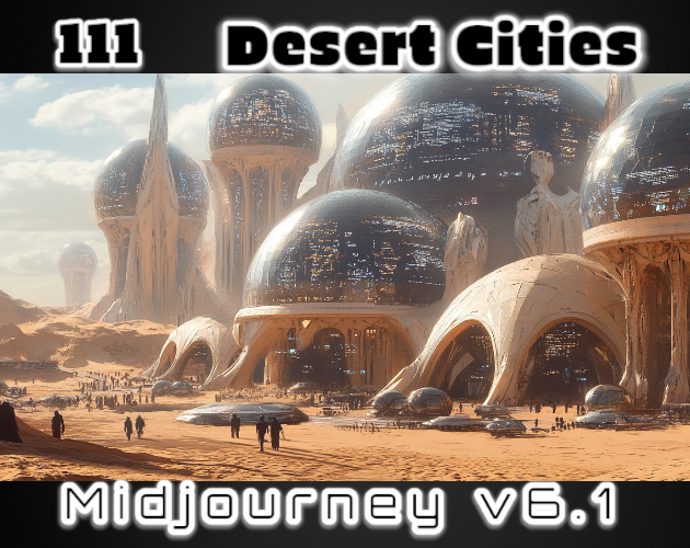 111 Desert City Backgrounds | MJv6.1