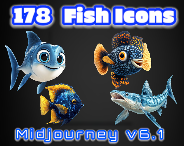 178 Fish Icons | MJv6.1