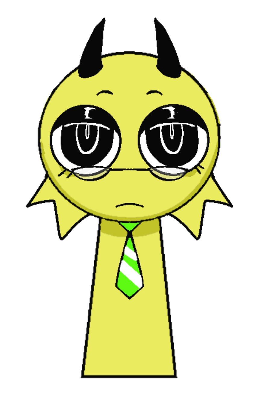 This my sprunki oc. Color: lemon. Name: Gerda