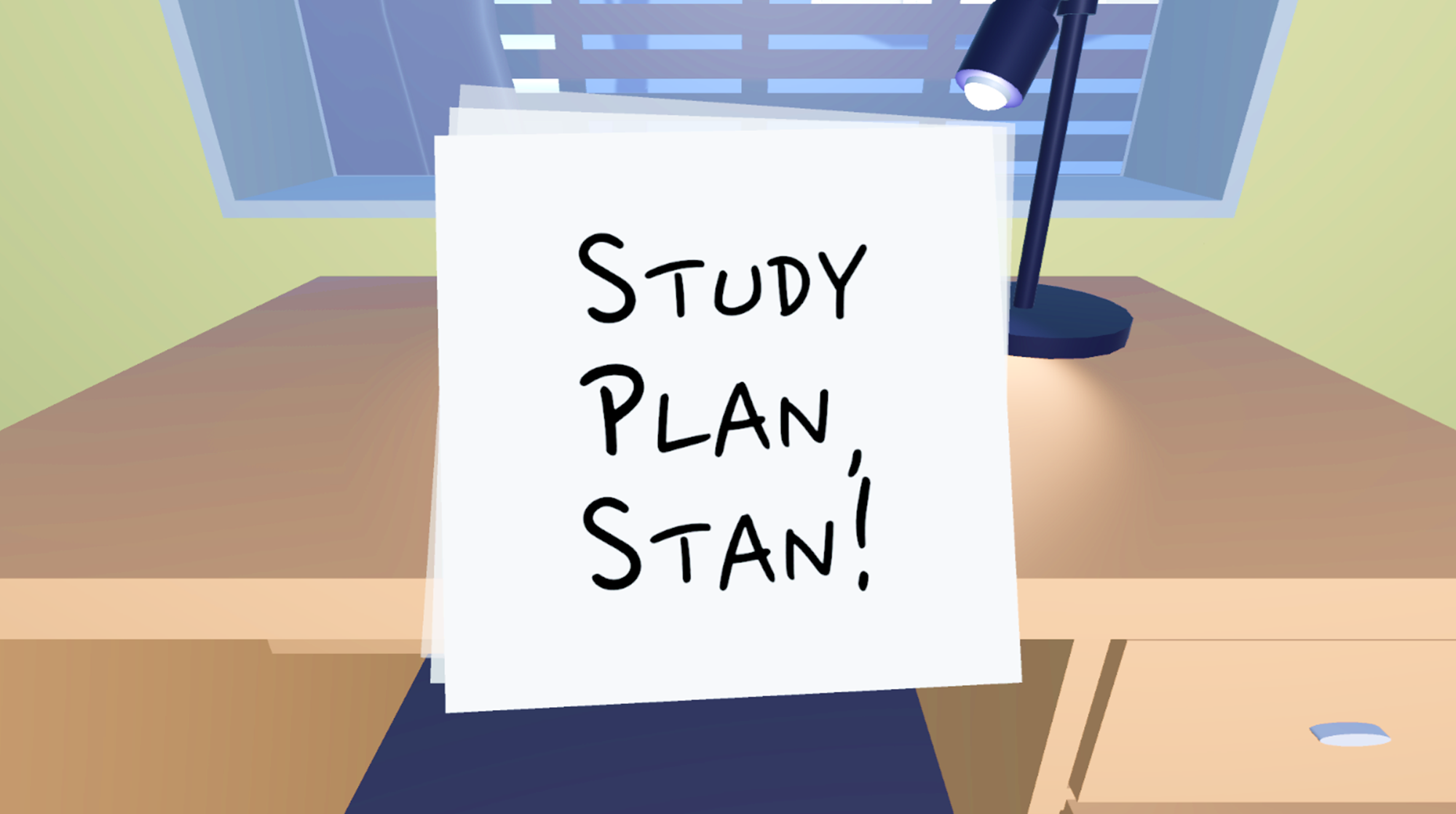 Study Plan, Stan!