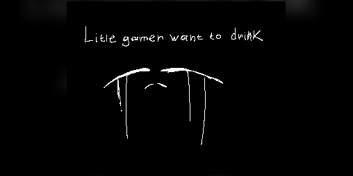 Cover image for Little gamer wants to drink