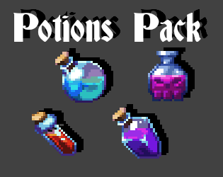 Potions Pack by Spriteshift
