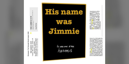 Cover image for He was Jimmie the hero but only seen as Deaf