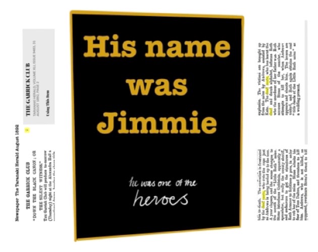 Cover image for He was Jimmie the hero but only seen as Deaf