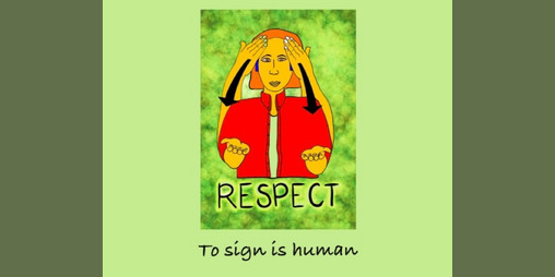 Cover image for To Sign is Human. Deaf art with NZ Sign Language.