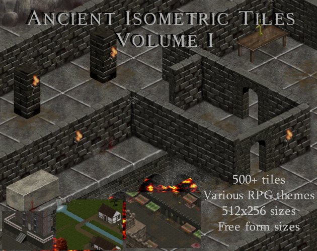 Isometric Tiles, Ancient Volume I by wanderertiles