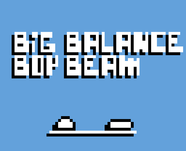 Big Boy Balance Beam