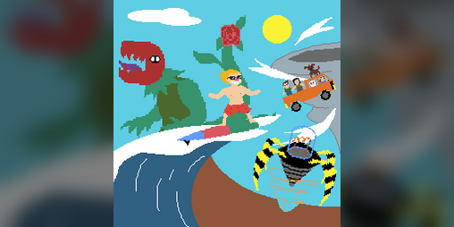 Cover image for Doomsday Surfer