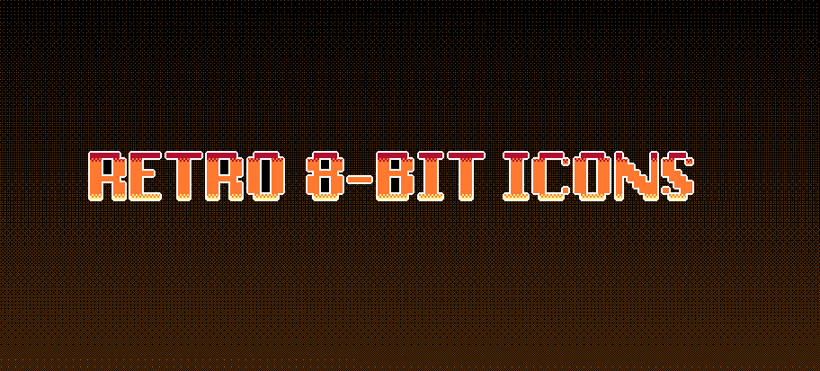 RETRO 8-BIT ICONS