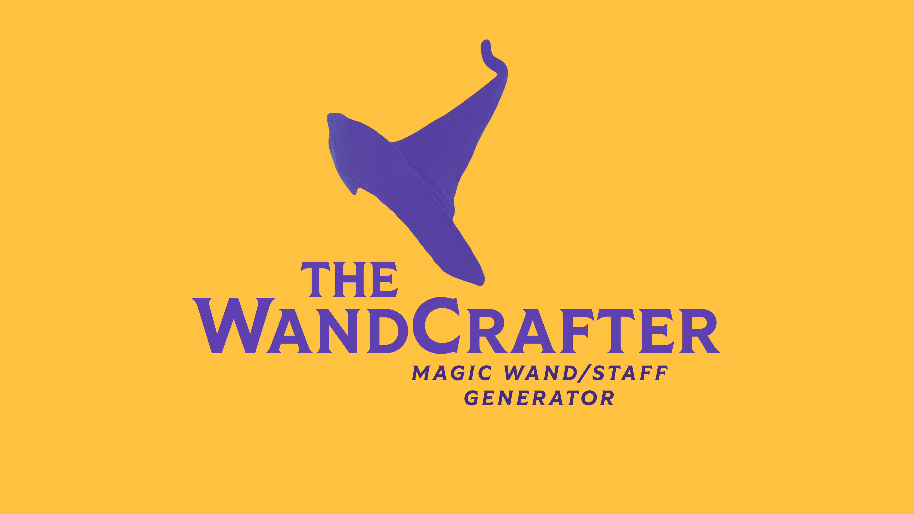 Cover image for The WandCrafter: Magic Wand and Staff Generator