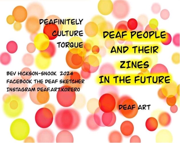 Cover image for Deaf Art. Deaf People and their colourful voices (zines)