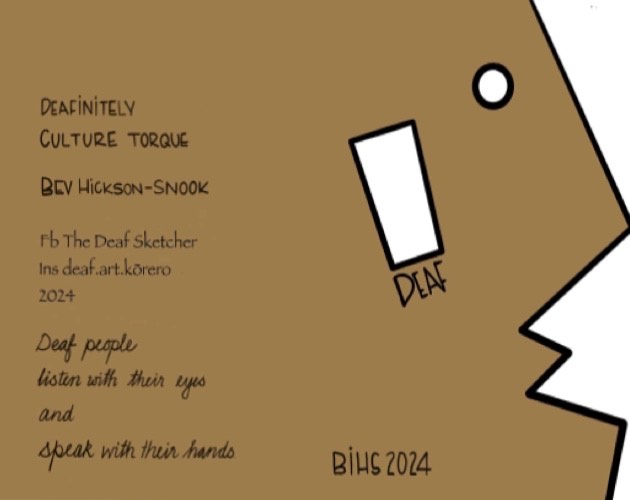 Cover image for Deaf people listen with their eyes