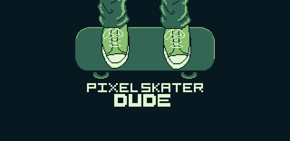 Pixel Skater Dude