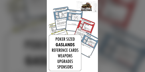 Cover image for Gaslands Refuelled: Upgrade Reference Cards