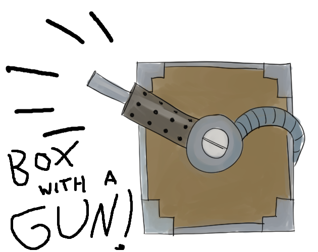 Box With A Gun by T.O.M.