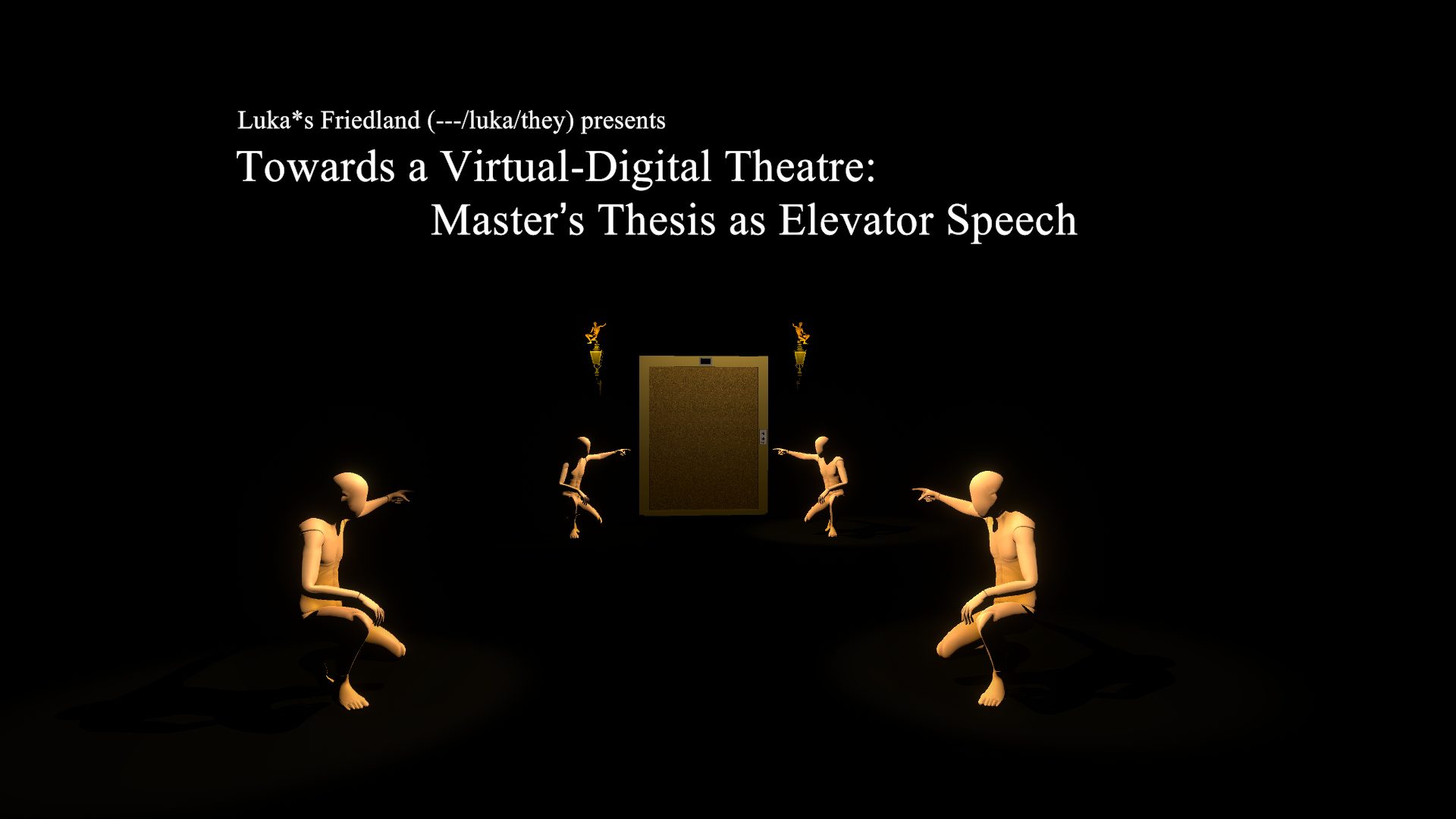 Hin zu einem virtuell-digitalen Theater / Towards a Virtual-Digital Theatre [MFA Thesis]