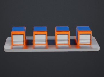 Storage Unity's 3d Model 3D model of storage units by GameAssetsPro