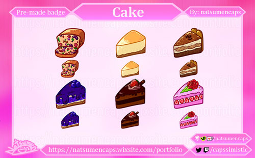 Cake - Pre-made sub badges