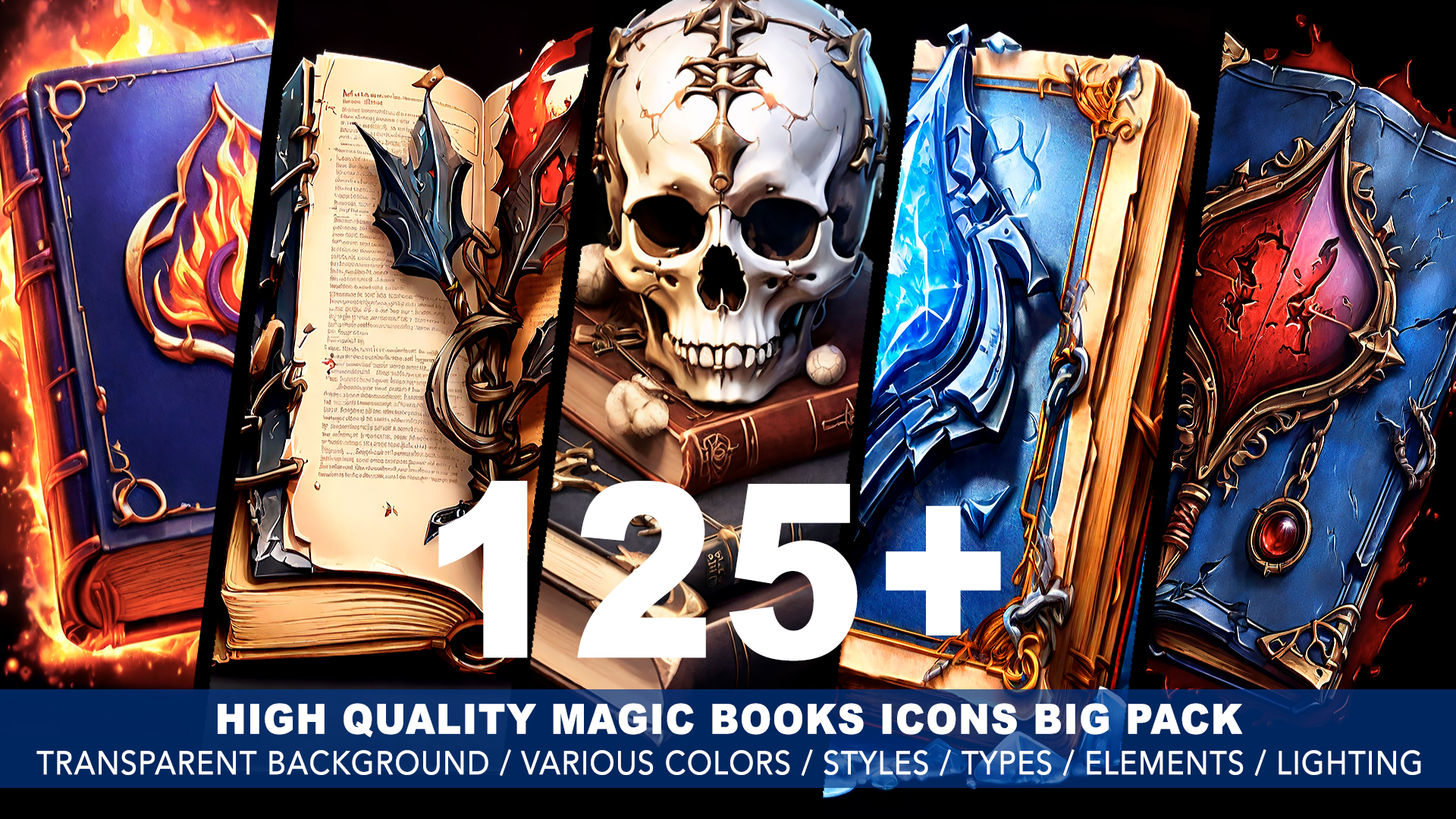 125+ BOOKS ICONS