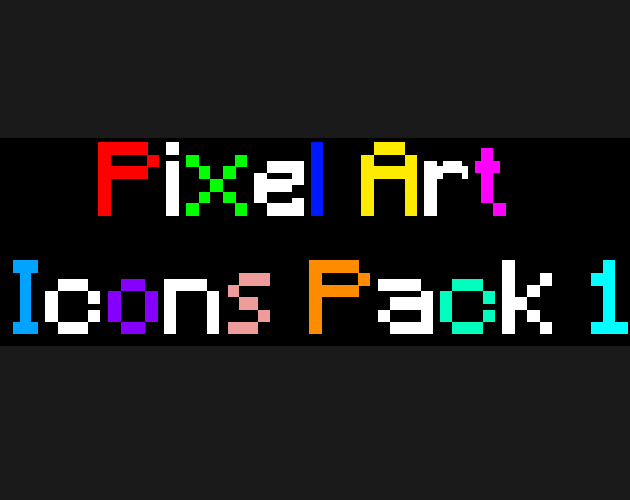 Pixel Art Icons Pack v.1