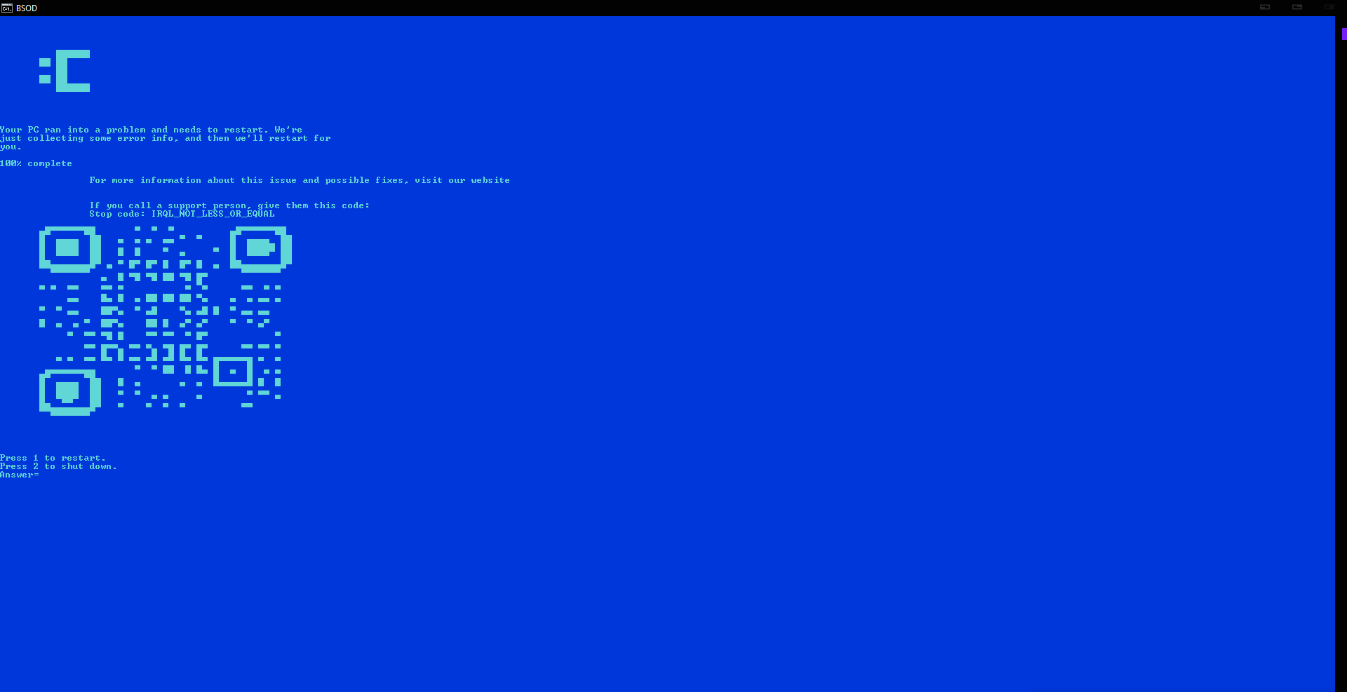 BSOD I: Here Against Blackbane