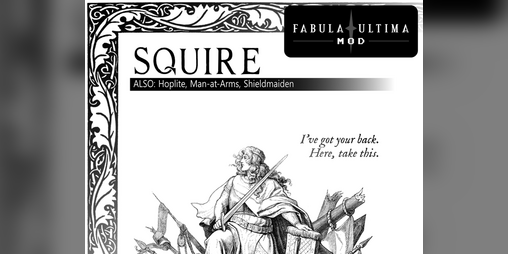 Cover image for Squire (Fabula Ultima Class)