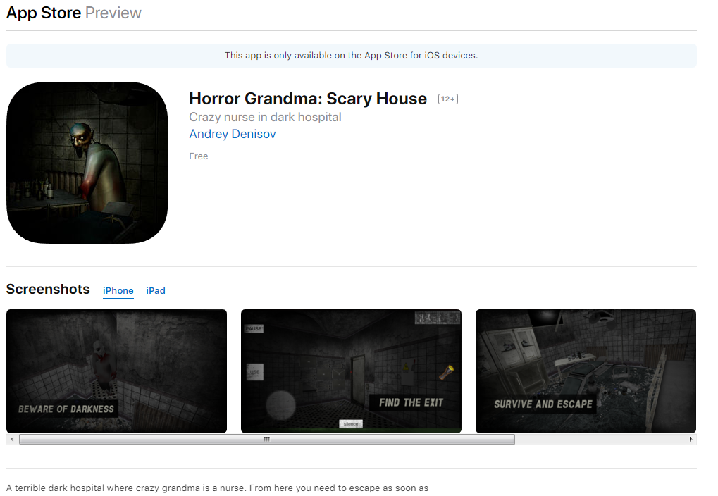 Granny on the App Store