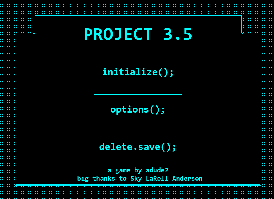 Project 3, Platformer