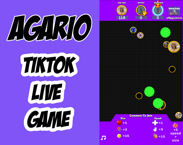 Release TikTok Live Interactive Agario Game by Flippy