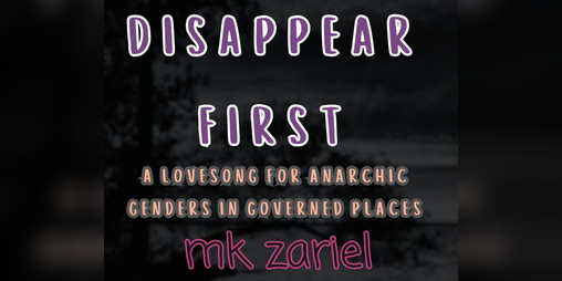Cover image for disappear first - one page printable