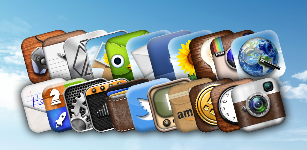 Skeuomorphic Delight Icons