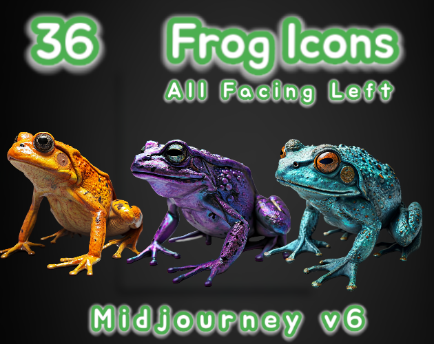 36 Frog Icons | MJv6