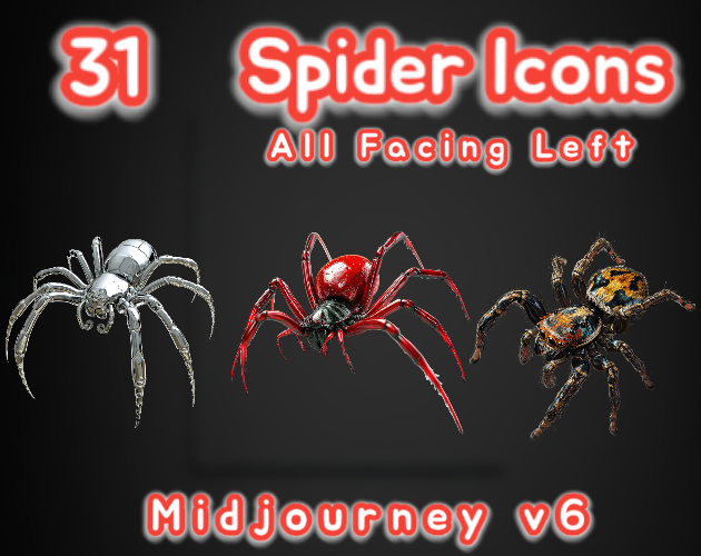 31 Spider Icons | MJv6