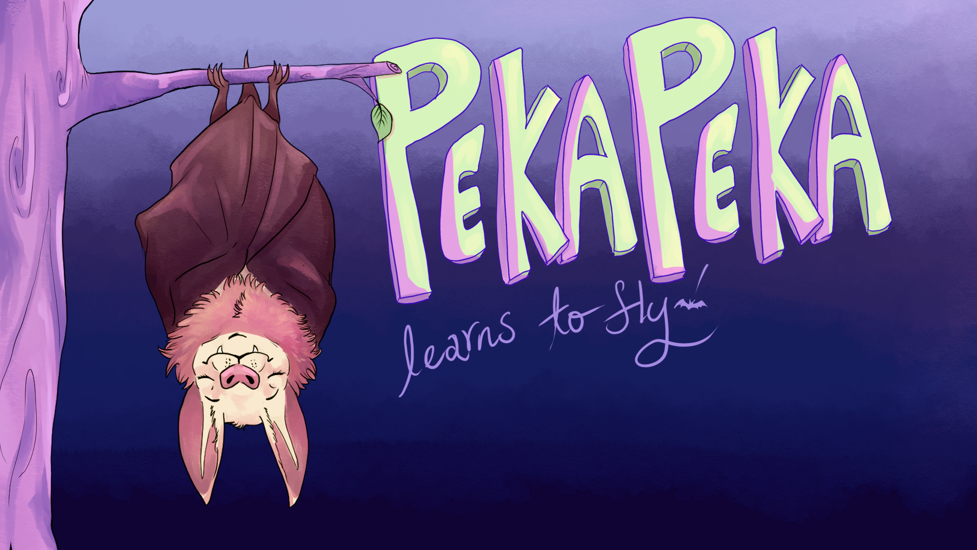 Cover image for Pekapeka Learns to Fly