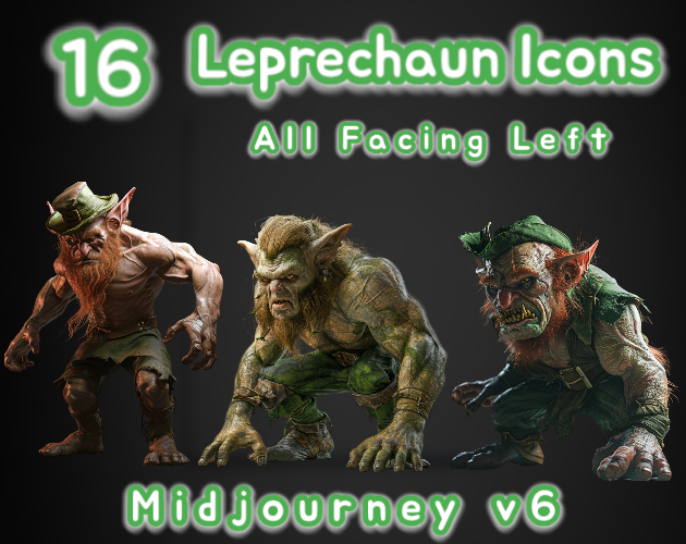 16 Leprechaun Icons | MJv6