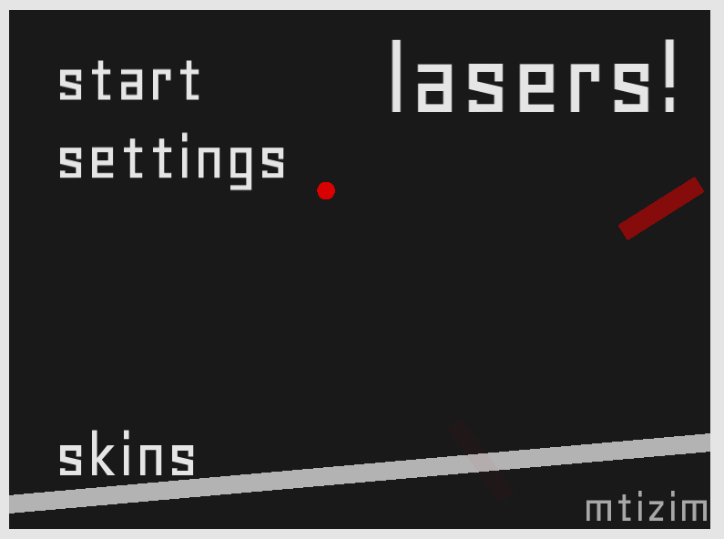 Cover image for lasers!