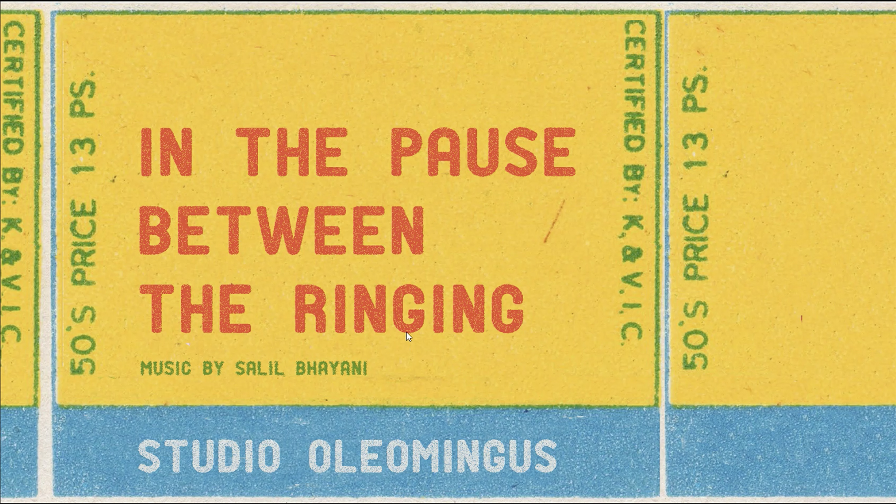 In the Pause between the Ringing by Studio Oleomingus