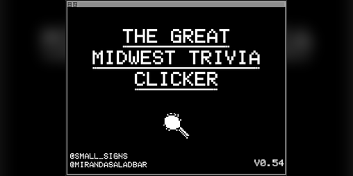 Cover image for Great Midwest Trivia Clicker