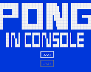 PONG en consola