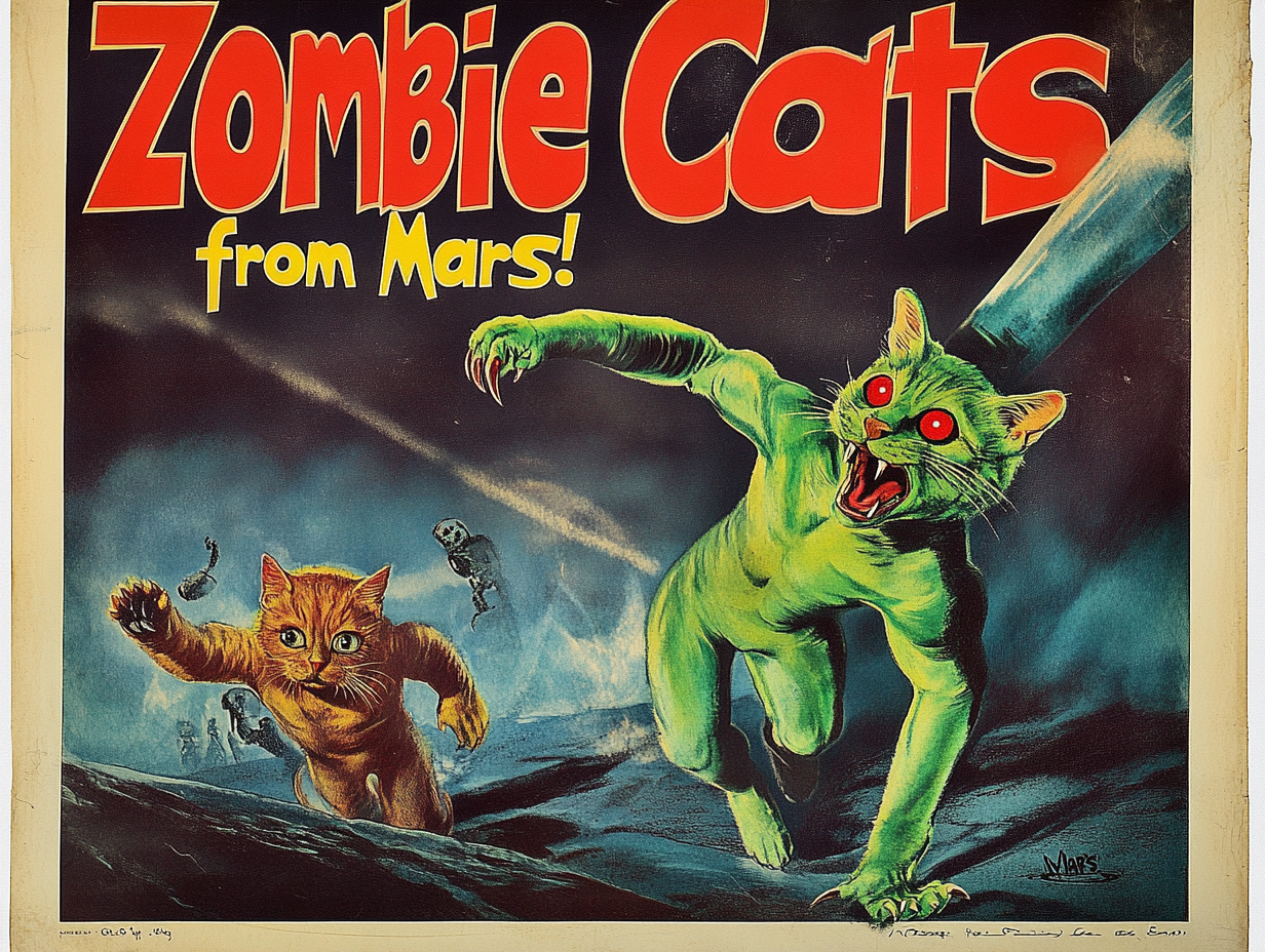 Cover image for Zombie Cats from Mars!